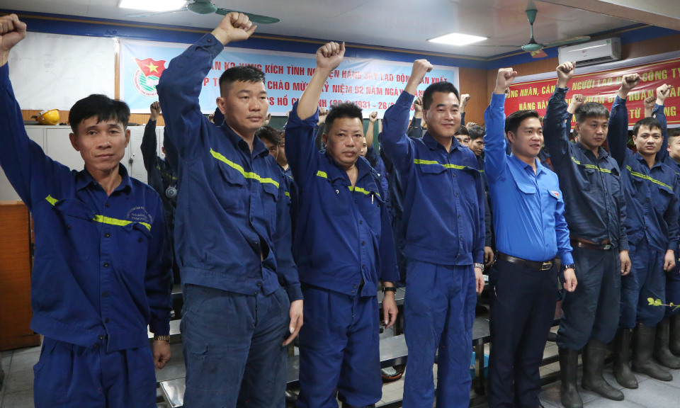 Đoàn Than Quảng Ninh: Thi đua đảm nhận nhiều công trình, phần việc khó