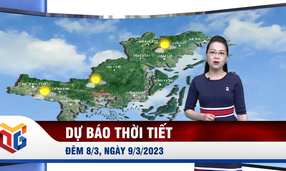 Dự báo thời tiết đêm 8, ngày 9/3/2023