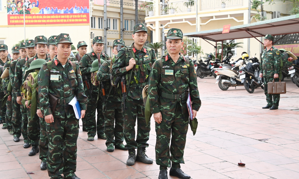  LLVT tỉnh Quảng Ninh: Luyện tập chuyển trạng thái SSCĐ năm 2023
