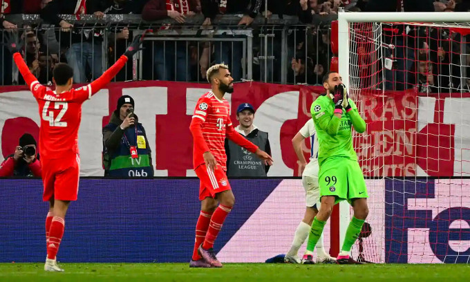 Bayern loại PSG khỏi Champions League