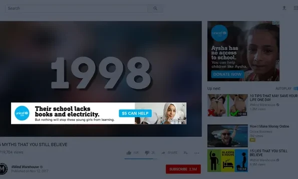Youtube bỏ quảng cáo Overlays Ads trên video