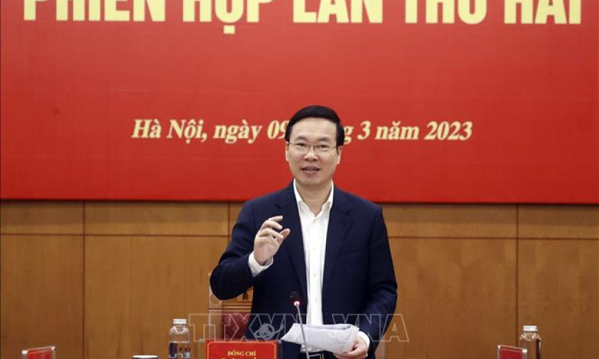 Chủ tịch nước chủ trì họp Ban Chỉ đạo Trung ương tổng kết 20 năm thực hiện Nghị quyết số 23-NQ/TW