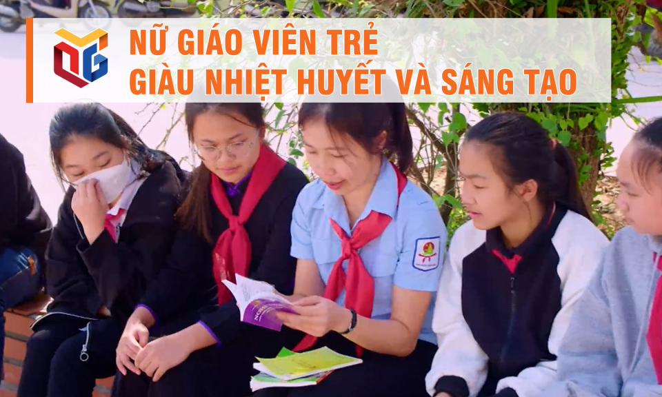 Nữ giáo viên trẻ giàu nhiệt huyết và sáng tạo