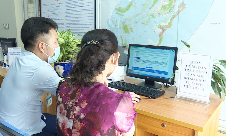 Vân Đồn: Đẩy mạnh thực hiện dịch vụ công trực tuyến