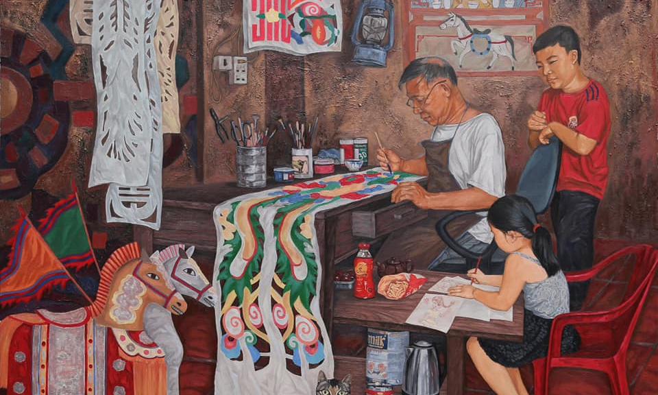 Nhịp sống đời thường trong tranh của họa sĩ Lê Minh Đức
