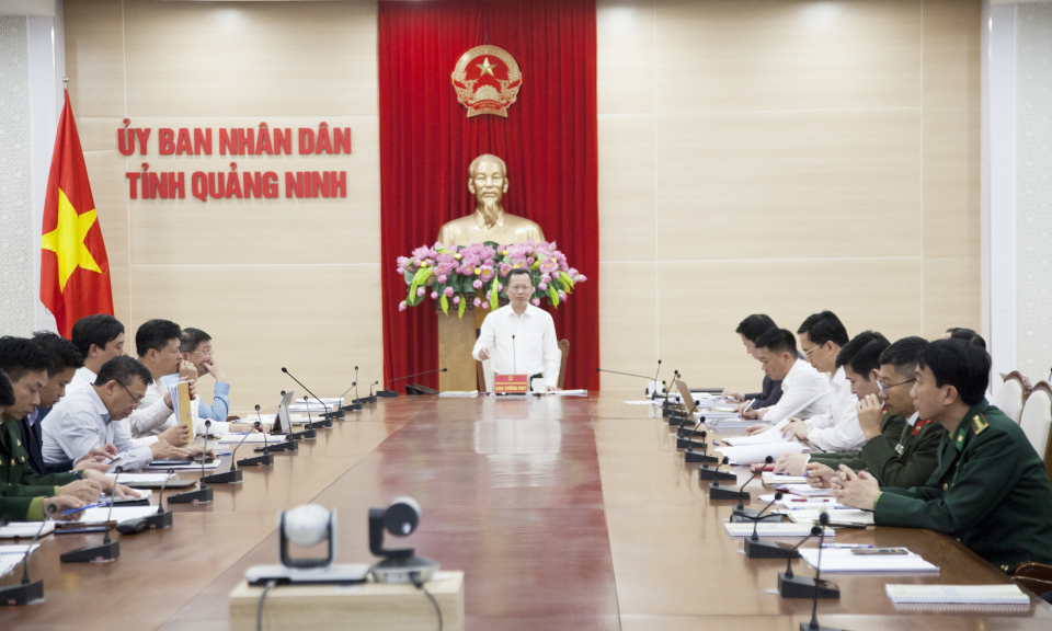 UBND tỉnh nghe và cho ý kiến Đề án tổng thể bảo đảm nguồn vật liệu san lấp