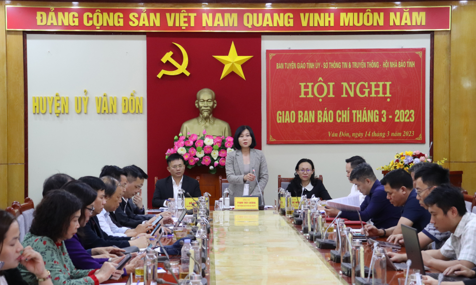 Hội nghị giao ban báo chí tháng 3/2023