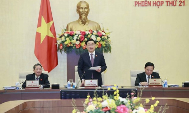 Khai mạc phiên họp thứ 21 của Ủy ban Thường vụ Quốc hội
