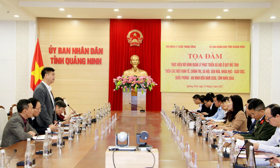 Tọa đàm thực hiện mô hình quản lý, phát triển xã hội
