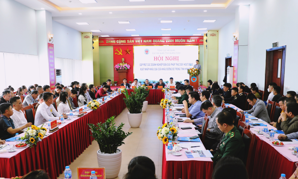 Cục Hải Quan tỉnh gặp mặt các doanh nghiệp bàn giải pháp thúc đẩy hoạt động xuất – nhập khẩu