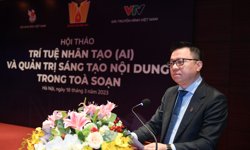 Báo chí dùng trí tuệ nhân tạo AI chứ không hùa theo, phụ thuộc