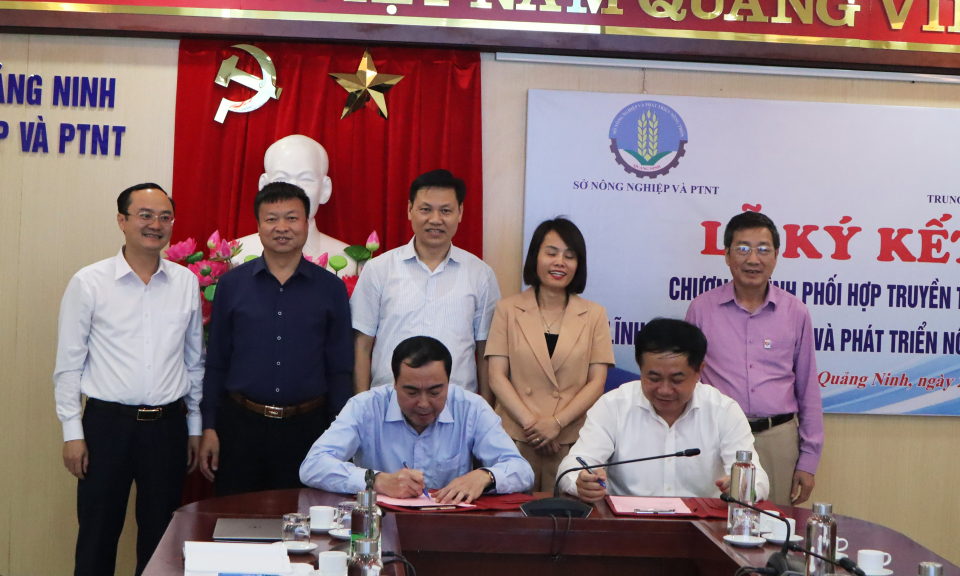 Sở NN&PTNT - Trung tâm Truyền thông tỉnh: Ký kết chương trình phối hợp truyền thông