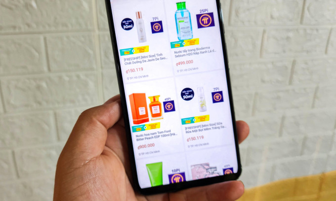 Tiền ảo Pi xuất hiện trên gian hàng Shopee