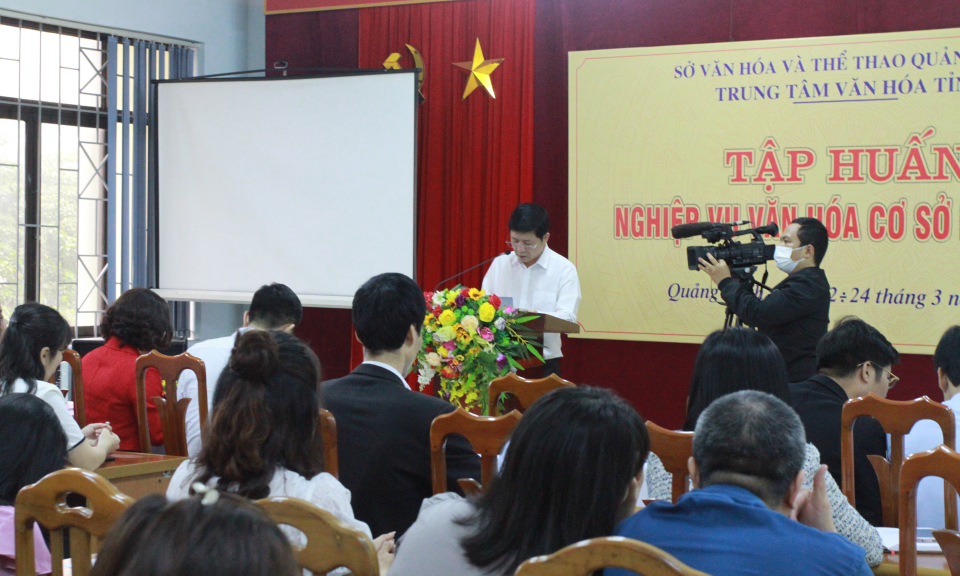 Tập huấn nghiệp vụ văn hóa cơ sở năm 2023