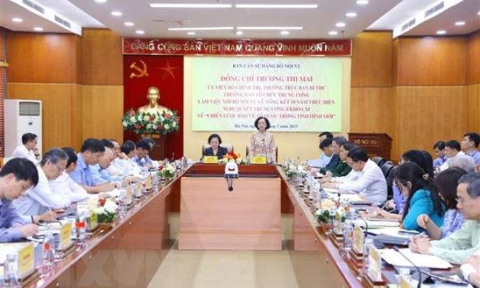 Thường trực Ban Bí thư: Phải xây dựng tổ chức Đảng trong sạch