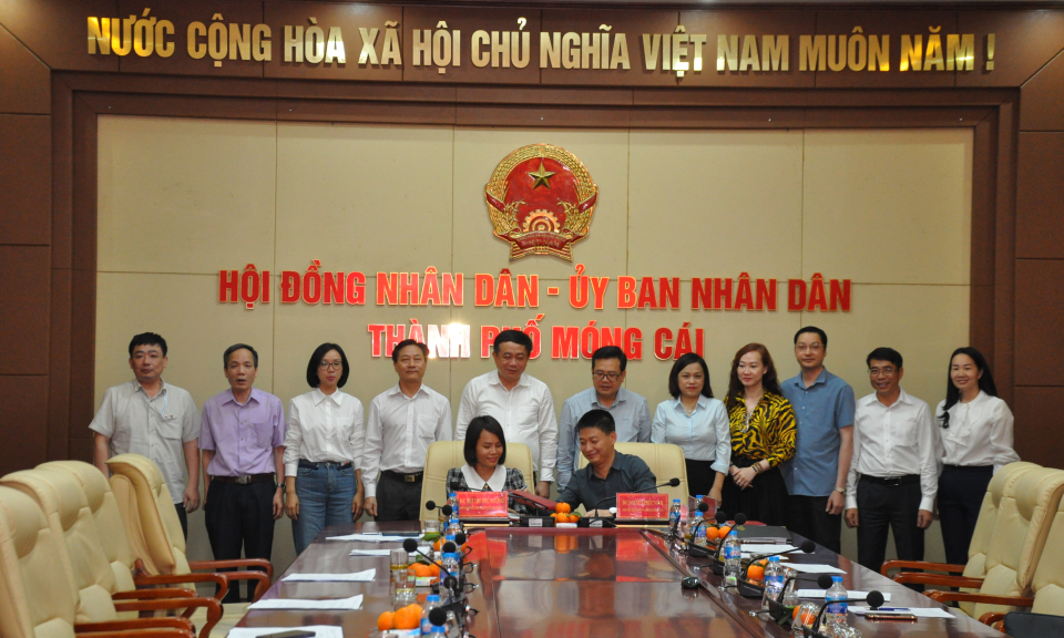 Trung tâm Truyền thông tỉnh Quảng Ninh và TP Móng Cái ký kết chương trình phối hợp truyền thông năm 2023