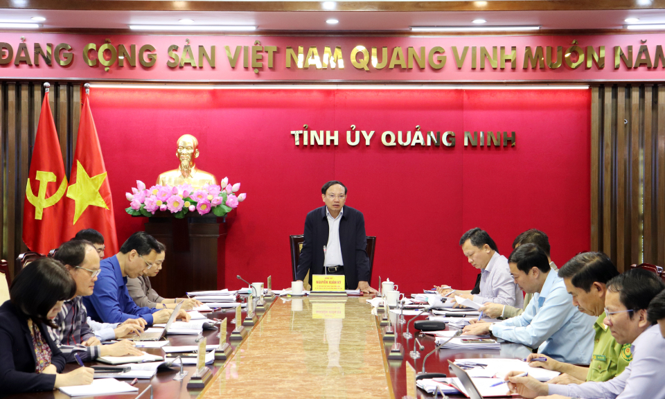 Giao ban Thường trực Tỉnh ủy