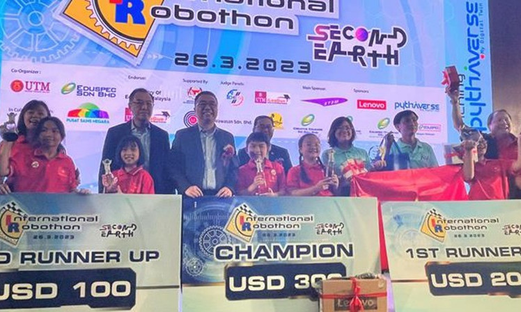 Vietnam secures 17 prizes at International Robothon 2023