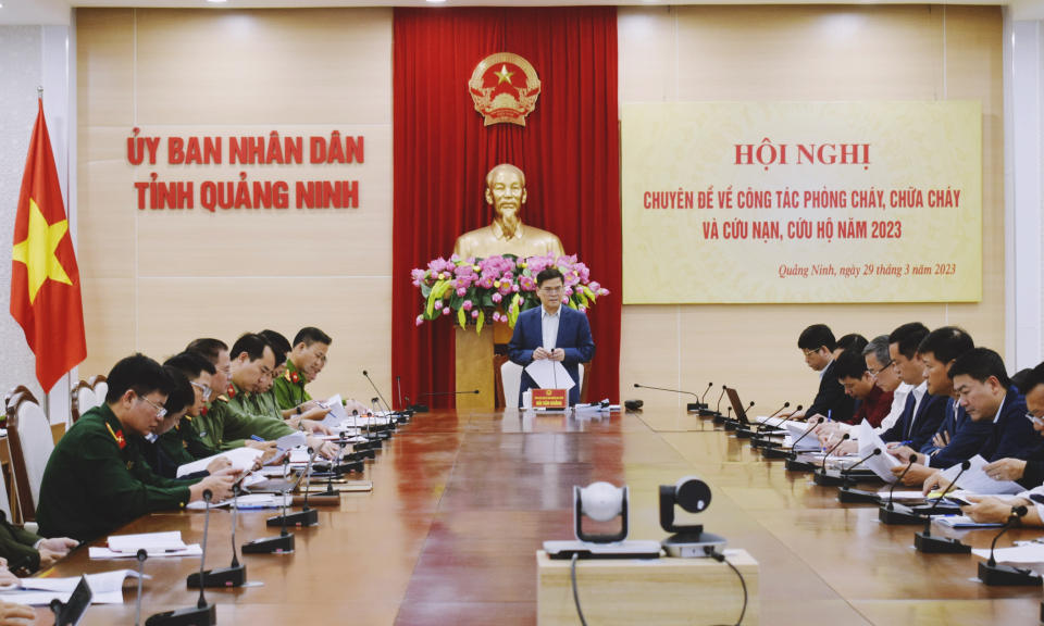 Hội nghị chuyên đề công tác Phòng cháy chữa cháy và Cứu nạn cứu hộ năm 2023