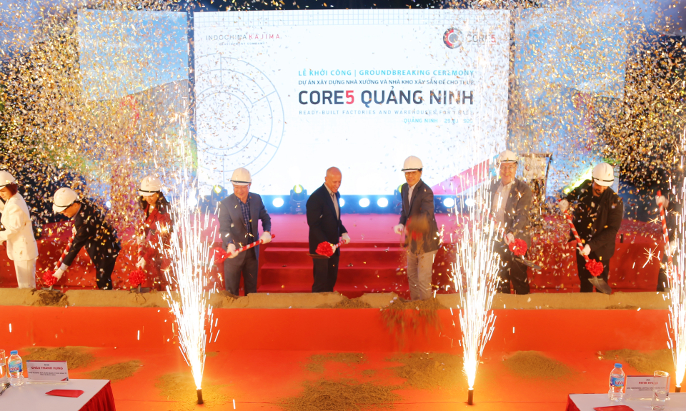 Khởi công dự án nhà xưởng xây sẵn tại KCN Bắc Tiền Phong