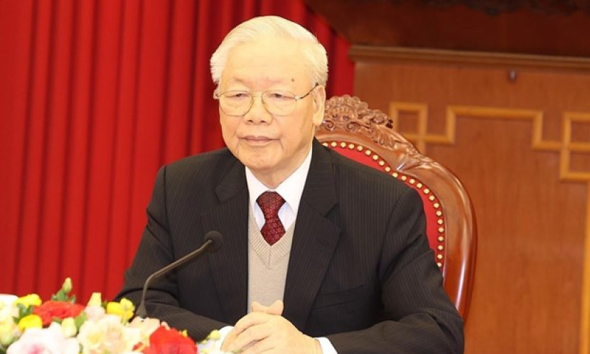 Tổng Bí thư Nguyễn Phú Trọng điện đàm cấp cao với Tổng thống Hoa Kỳ