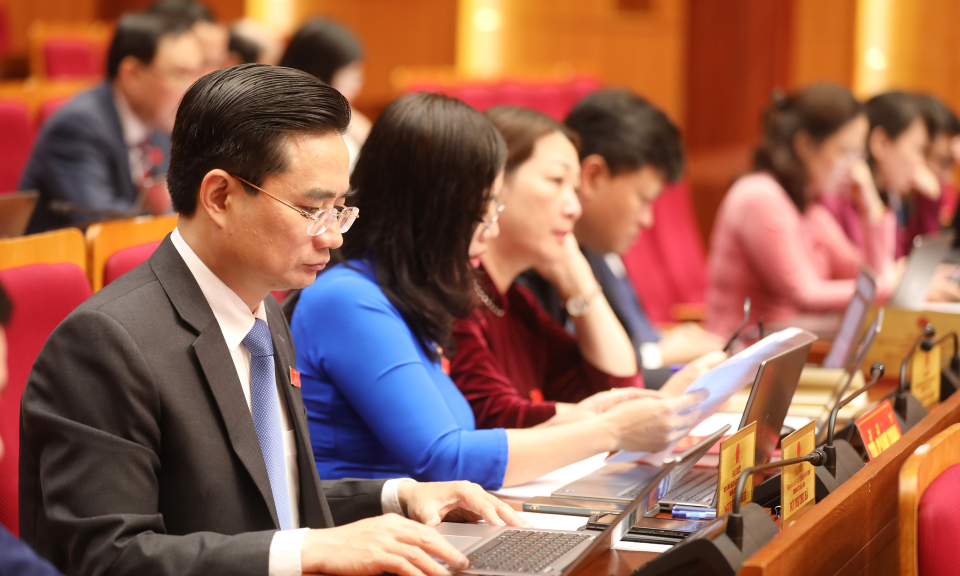 HĐND tỉnh nghe các báo cáo, tờ trình