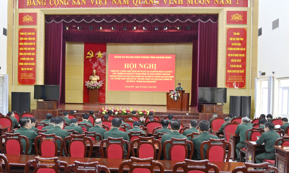 Bộ đội Biên phòng tỉnh tổng kết 12 năm thực hiện Chỉ thị 124    