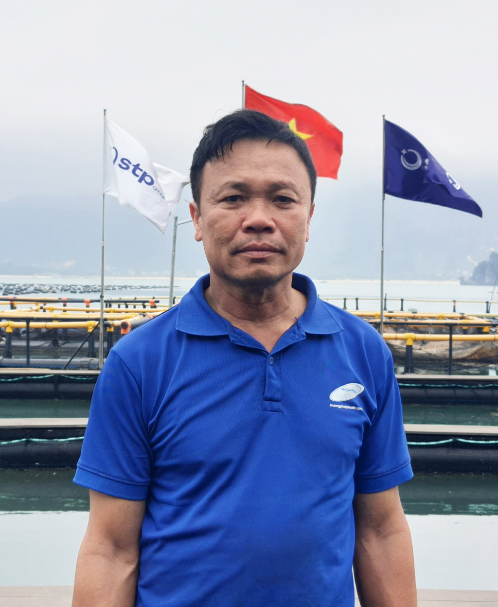 Ông Nguyễn Sỹ Bính, Giám đốc HTX NTTS Phất Cờ, xã Hạ Long, huyện vân Đồn: 