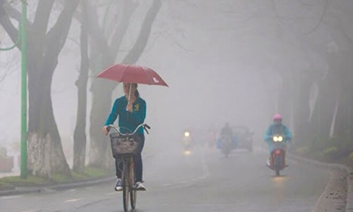 Dự báo thời tiết ngày 2/4: Đông Bắc Bộ chìm trong mưa phùn, nồm ẩm