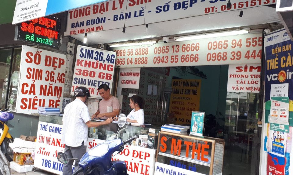 Thanh tra diện rộng quản lý thông tin thuê bao của tất cả nhà mạng 