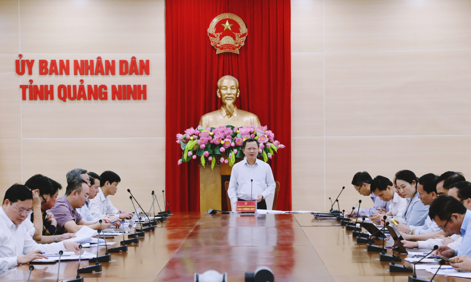 UBND tỉnh nghe báo cáo kết quả giải quyết kiến nghị cử tri