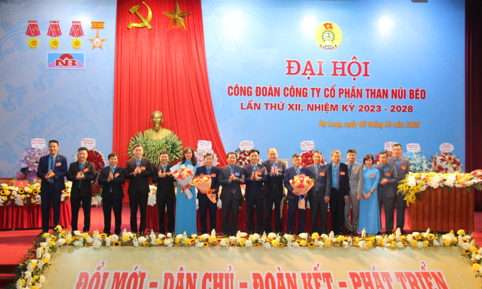 Công đoàn Công ty CP Than Núi Béo tổ chức Đại hội lần thứ XII, nhiệm kỳ 2023 - 2028
