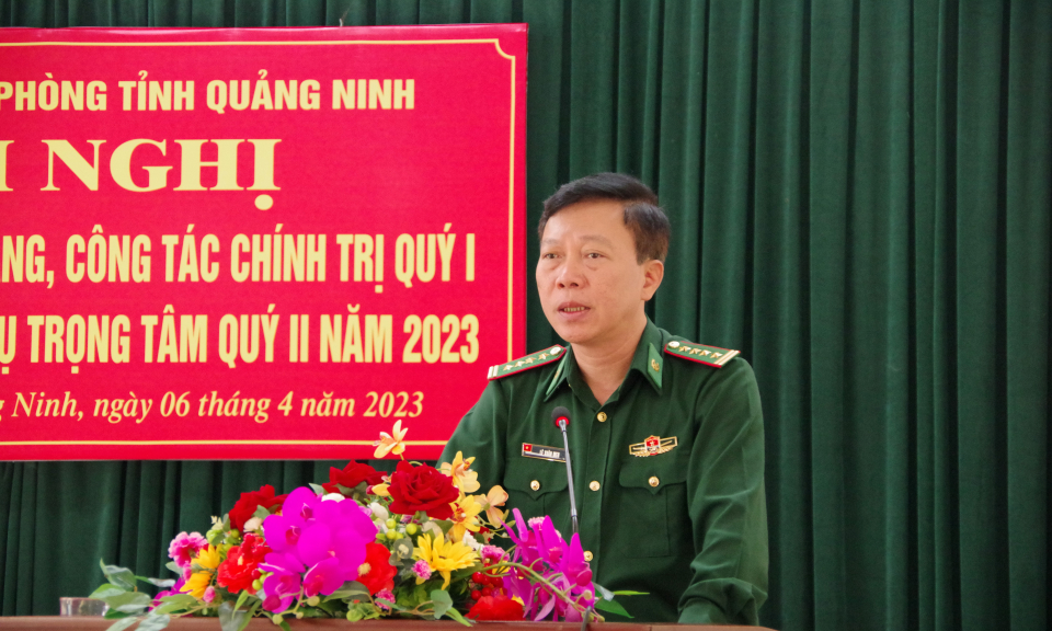 Bộ Chỉ huy BĐBP tỉnh triển khai nhiệm vụ công tác Đảng, công tác chính trị quý II năm 2023