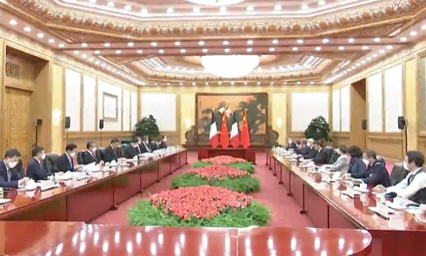 Tổng thống Pháp và Chủ tịch Ủy ban châu Âu thăm Trung Quốc