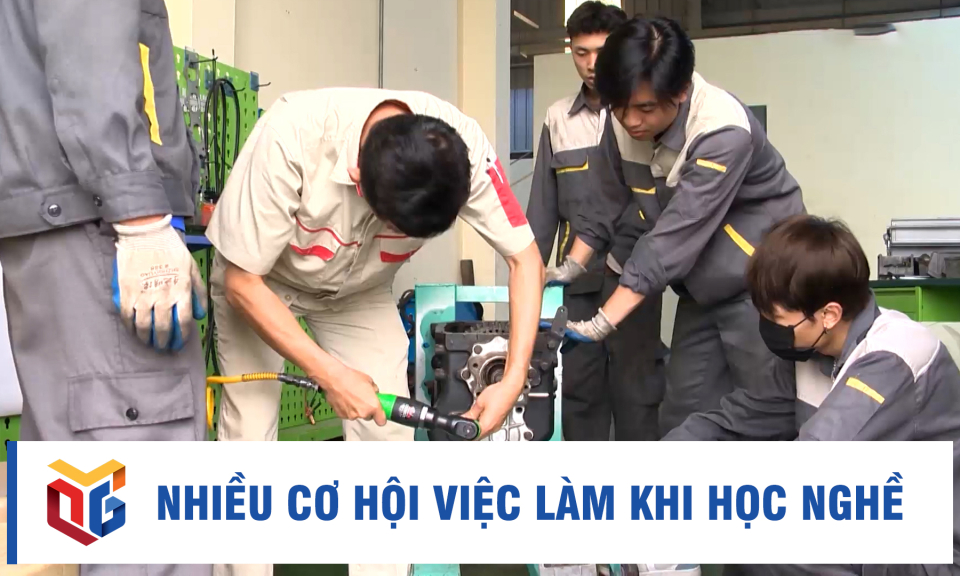 Nhiều cơ hội việc làm khi học nghề