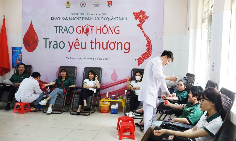 Điểm hiến máu chữ thập đỏ Bệnh viện Bãi Cháy