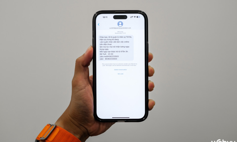 Hướng dẫn cách chặn các tin nhắn rác và lừa đảo trên iPhone