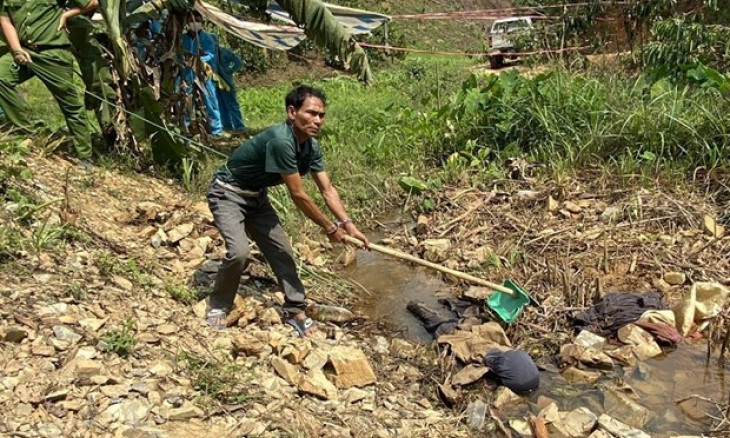 Mâu thuẫn khi uống rượu, bố vợ giết con rể rồi ném xuống suối phi tang