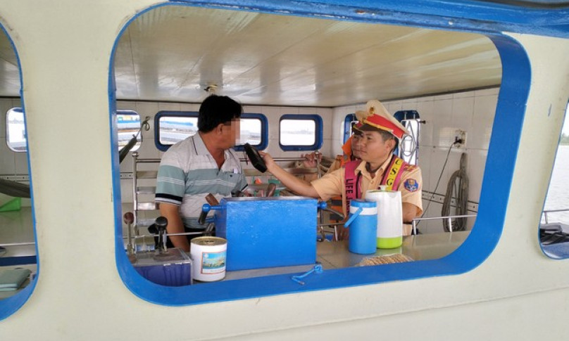 Xử lý hàng loạt lái tàu, thuyền viên vi phạm nồng độ cồn