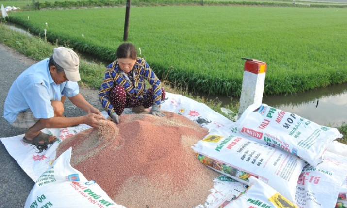 Giá phân bón giảm thấp nhất trong 2 năm qua