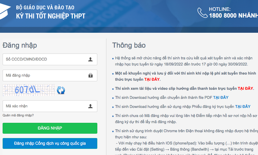 Thí sinh phải bảo mật tài khoản thi tốt nghiệp THPT 
