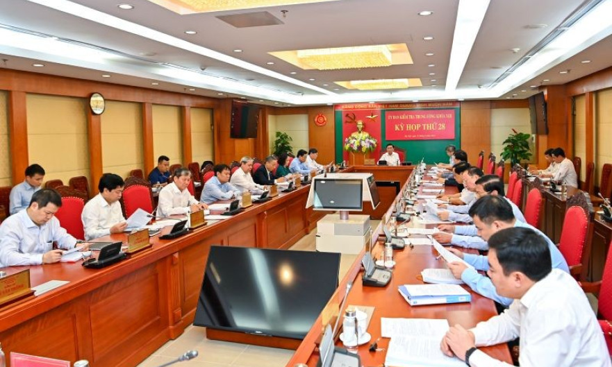 Thông cáo báo chí Kỳ họp thứ 28 của Ủy ban Kiểm tra Trung ương
