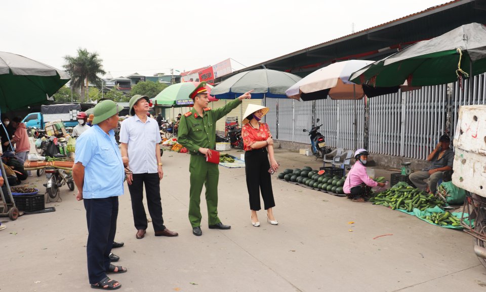 Đảm bảo phòng cháy chữa cháy tại chợ truyền thống