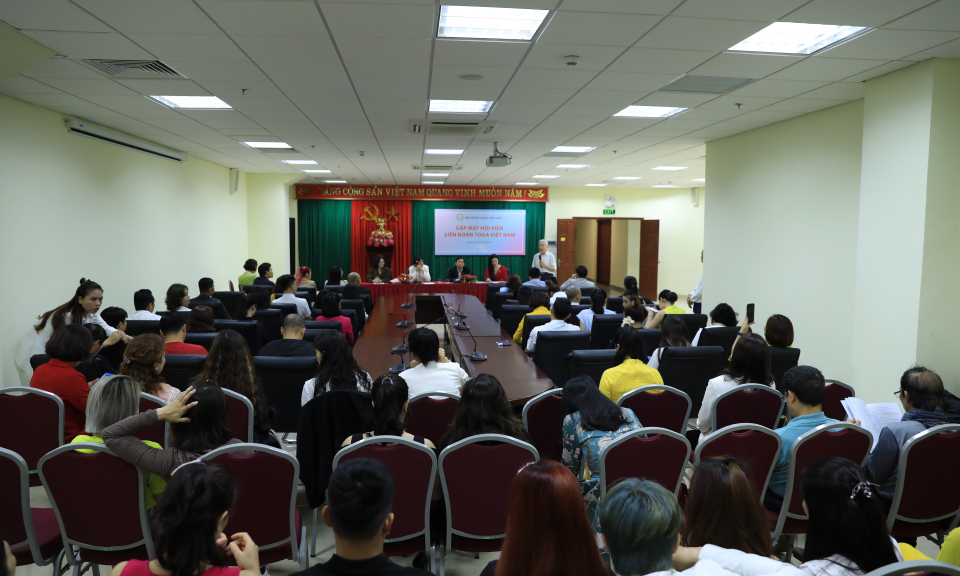 Liên đoàn Yoga Việt Nam tổ chức hội nghị gặp mặt hội viên toàn quốc năm 2023