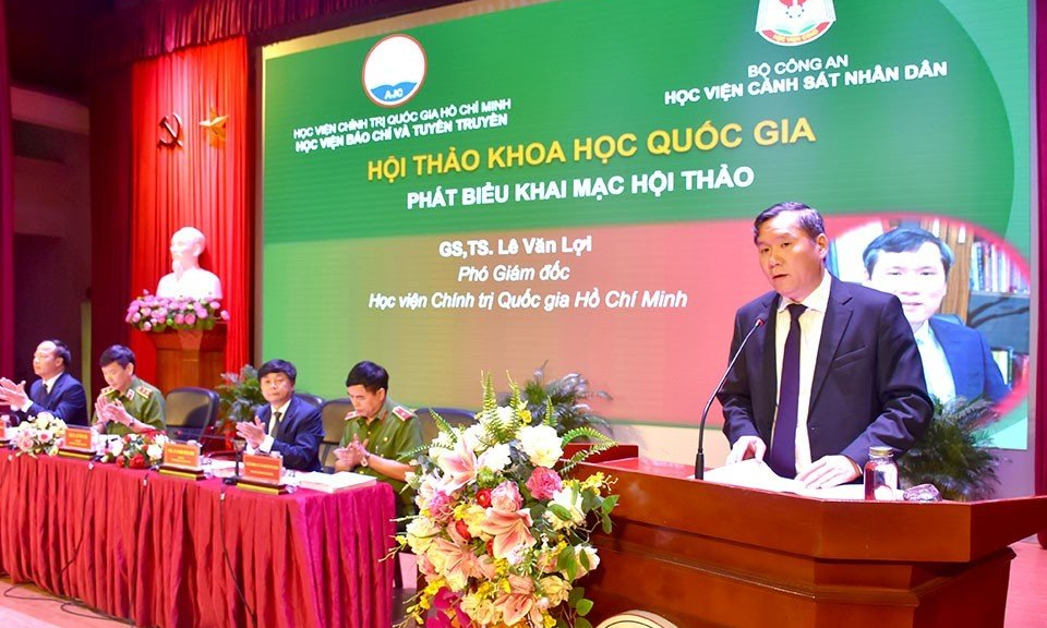 Hội thảo khoa học quốc gia về tăng cường bảo vệ nền tảng tư tưởng của Đảng theo Nghị quyết số 35 của Bộ Chính trị