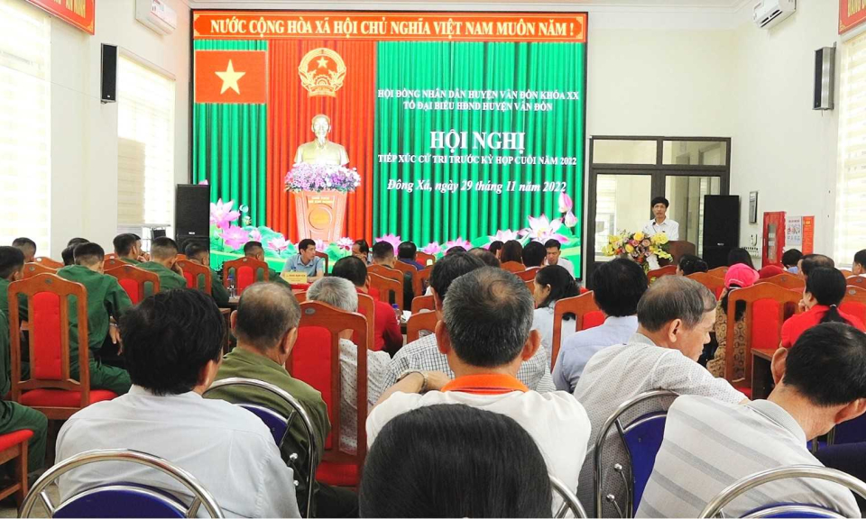 Vân Đồn: Đúng trọng tâm, rõ trách nhiệm trong giải quyết kiến nghị cử tri