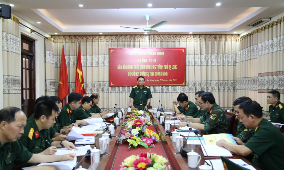 Binh chủng Pháo binh: Kiểm tra, nắm tình hình pháo binh tại Quảng Ninh