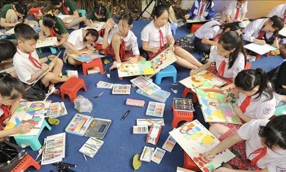 Various activities in response to Vietnam Book and Reading Culture Day
