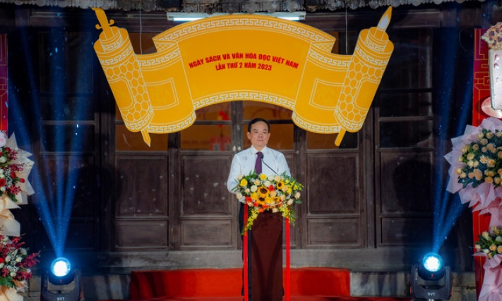Phó Thủ tướng Trần Lưu Quang dự khai mạc Ngày Sách và Văn hóa đọc Việt Nam