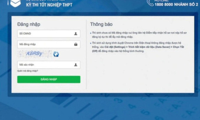 Thi tốt nghiệp THPT 2023: Thí sinh thử đăng ký dự thi trên hệ thống từ ngày 26/4
